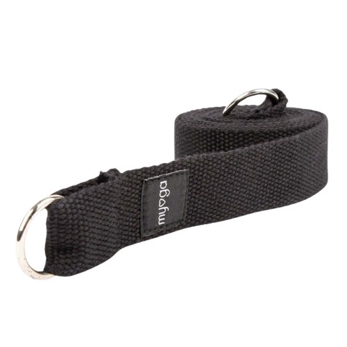Pasek do jogi myga 2 w 1 - czarny