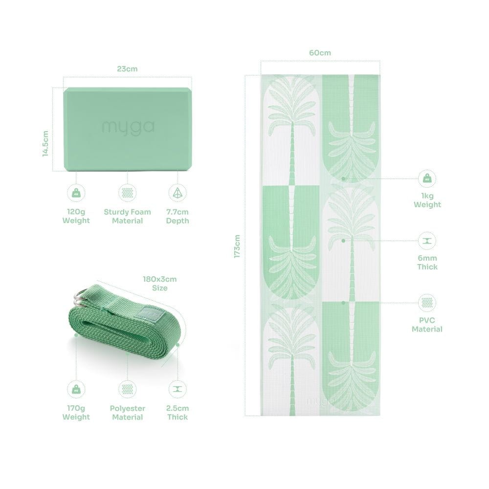 Zestaw do jogi myga Sage Palm Yoga Set