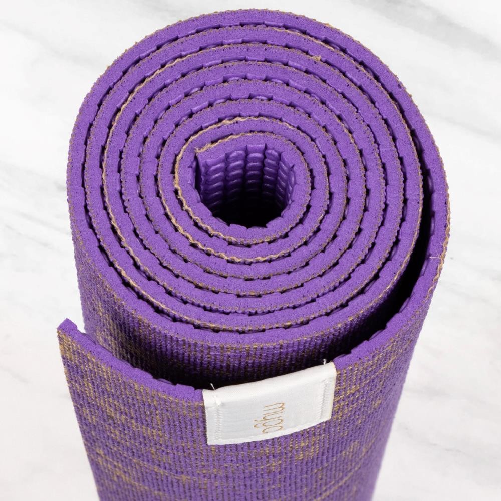 Mata do jogi myga Jute 5mm - fioletowy