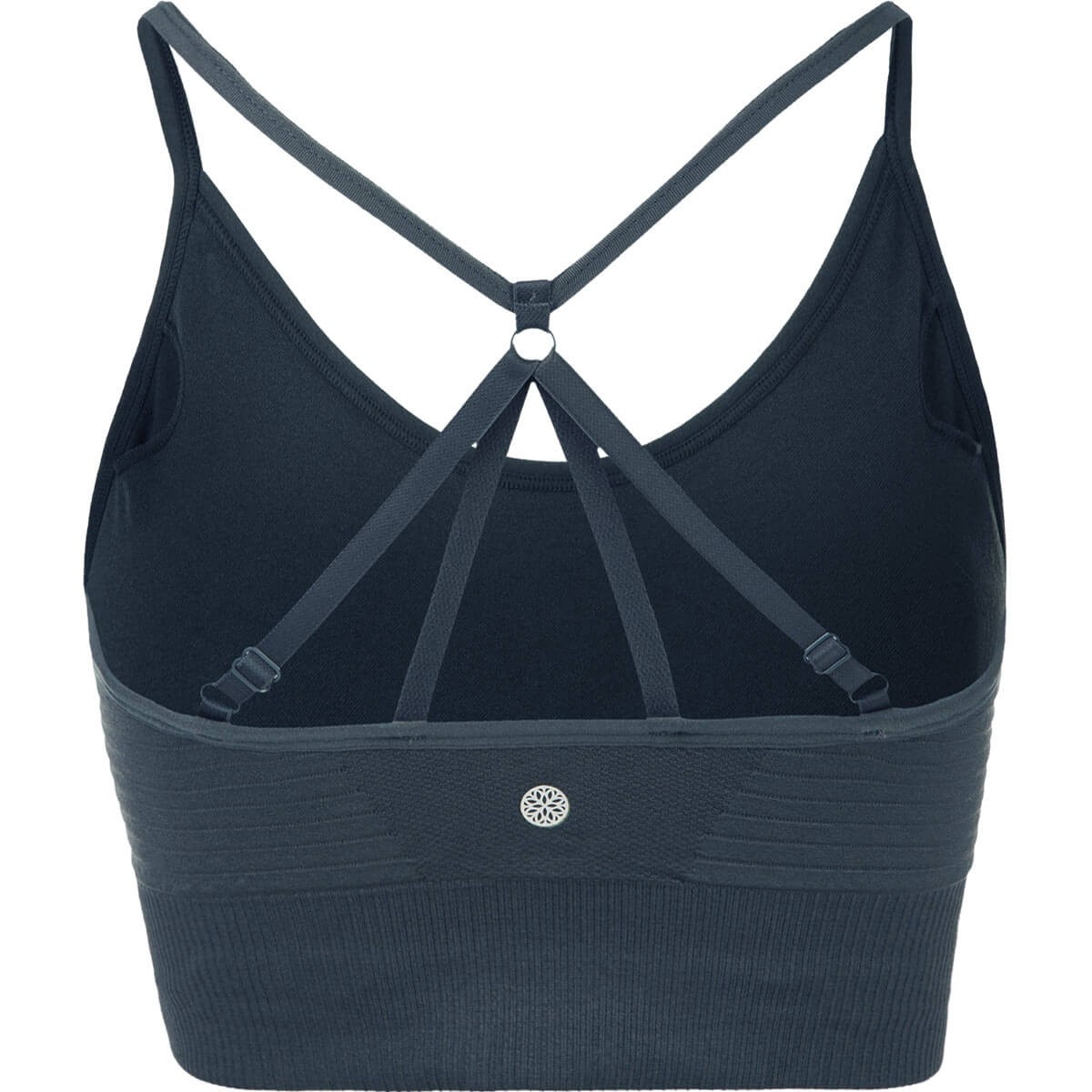 Stanik do jogi Athlecia Foan Seamless Bra - ciemny szafir