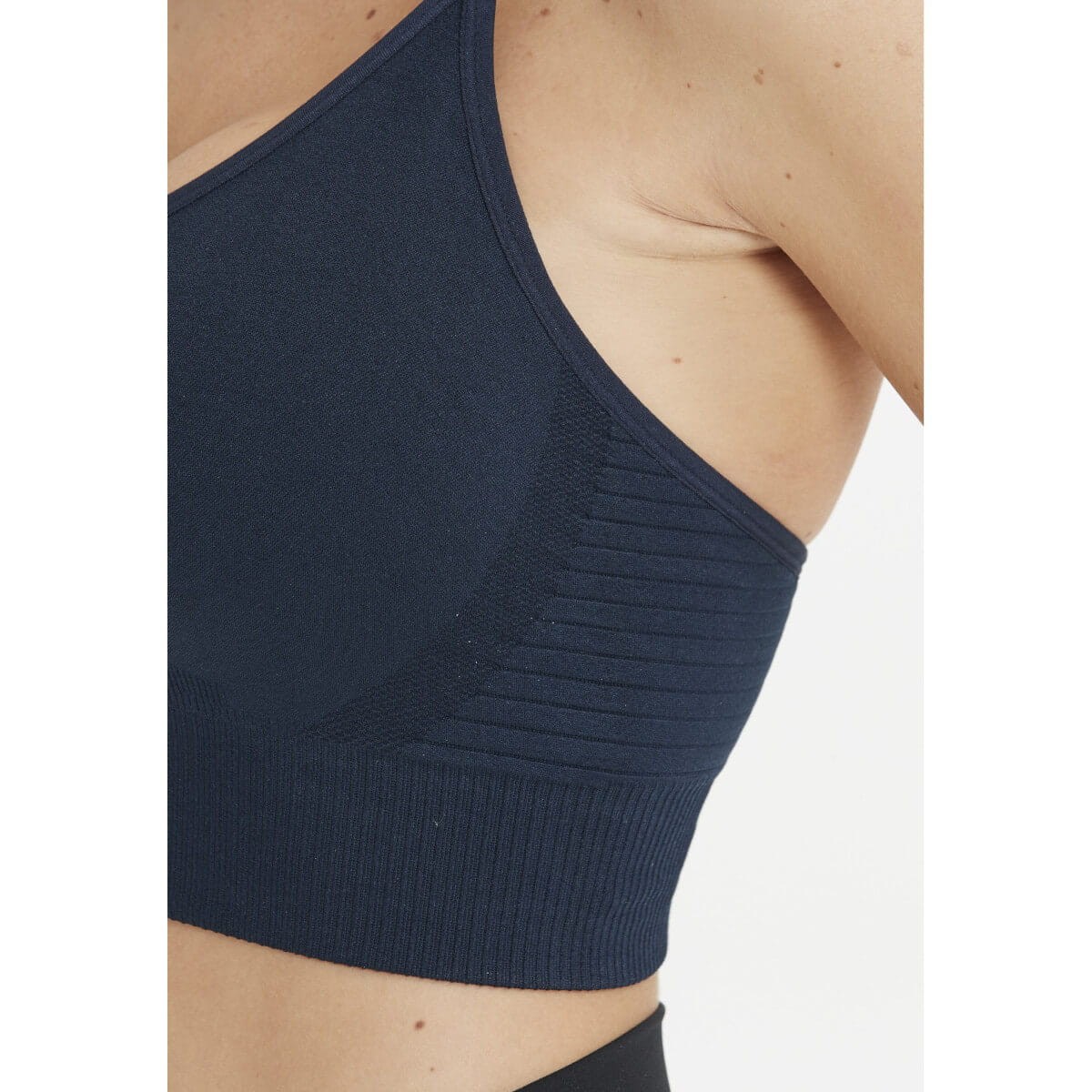 Stanik do jogi Athlecia Foan Seamless Bra - ciemny szafir