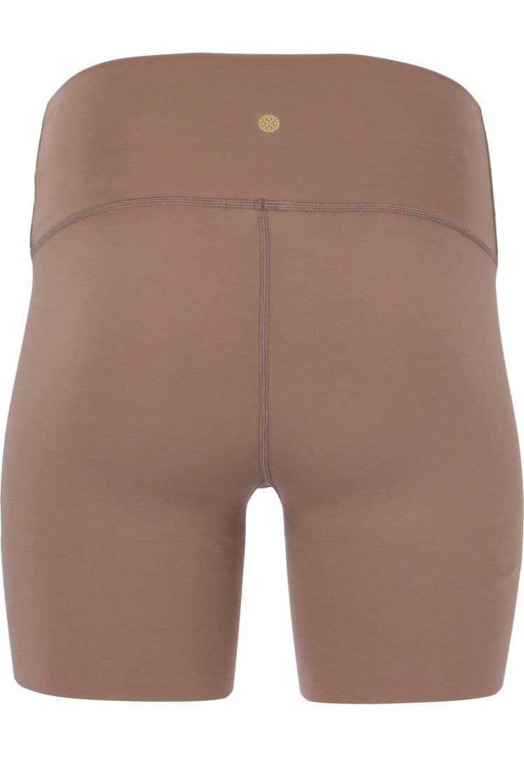 Legginsy do jogi Athlecia Almy Short Tights - ciemny beż
