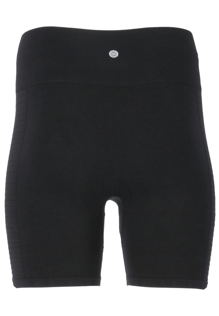 Legginsy do jogi Athlecia Nagar Seamless Shorts - czarny