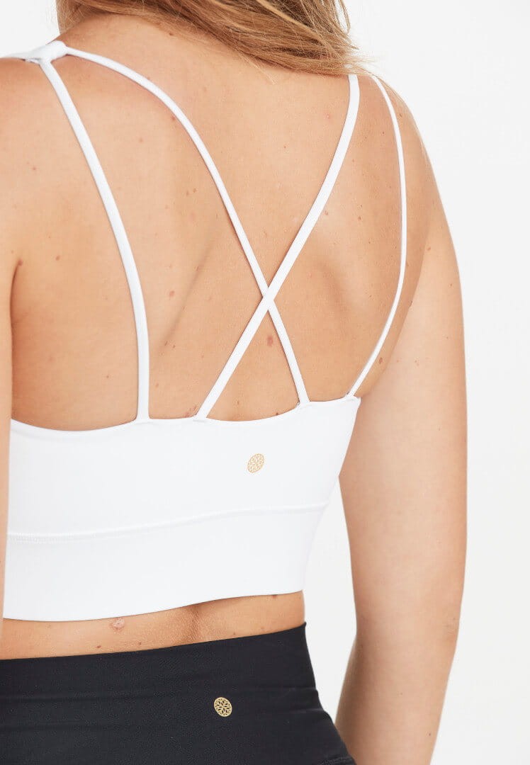 Stanik do jogi Athlecia Gaby Sports Bra - biały