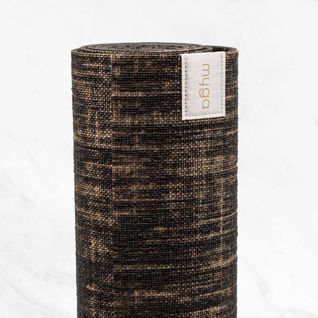 Mata do jogi myga - Jute 5mm - czarny