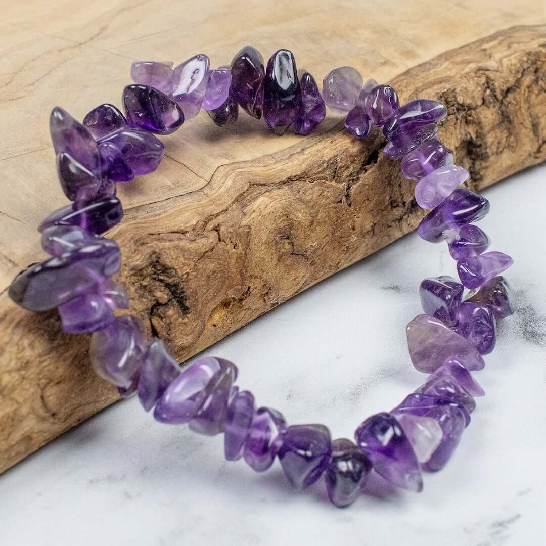 Bransoletka myga Chip Bracelet - Ametyst