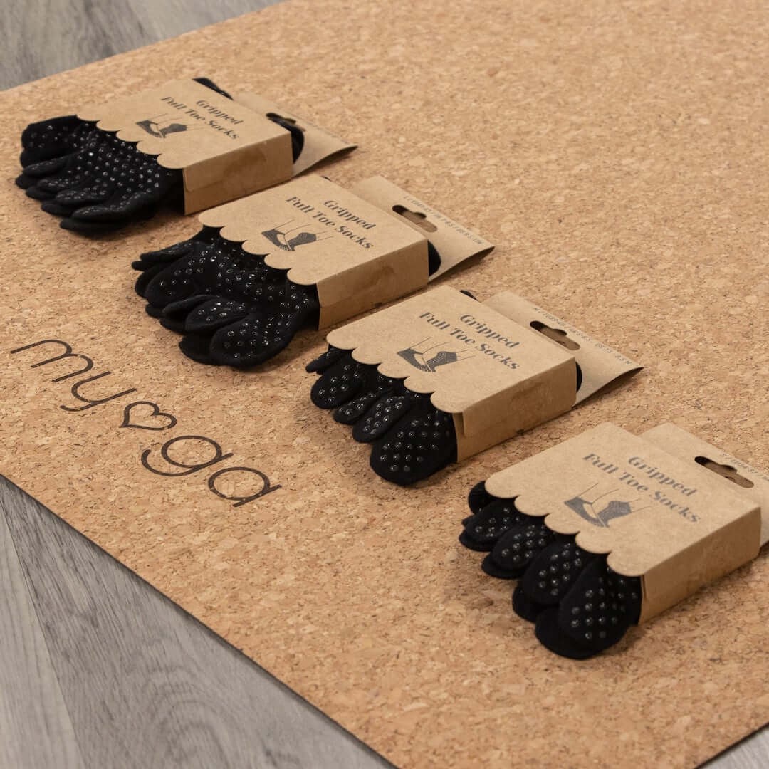 Antypoślizgowe skarpetki z palcami do jogi myga Yoga Toe Socks