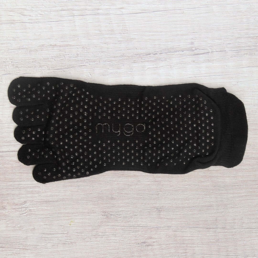 Antypoślizgowe skarpetki z palcami do jogi myga Yoga Toe Socks