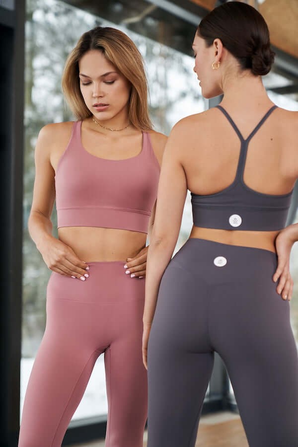 Legginsy do jogi Moonholi Yoggings 7/8 - szary