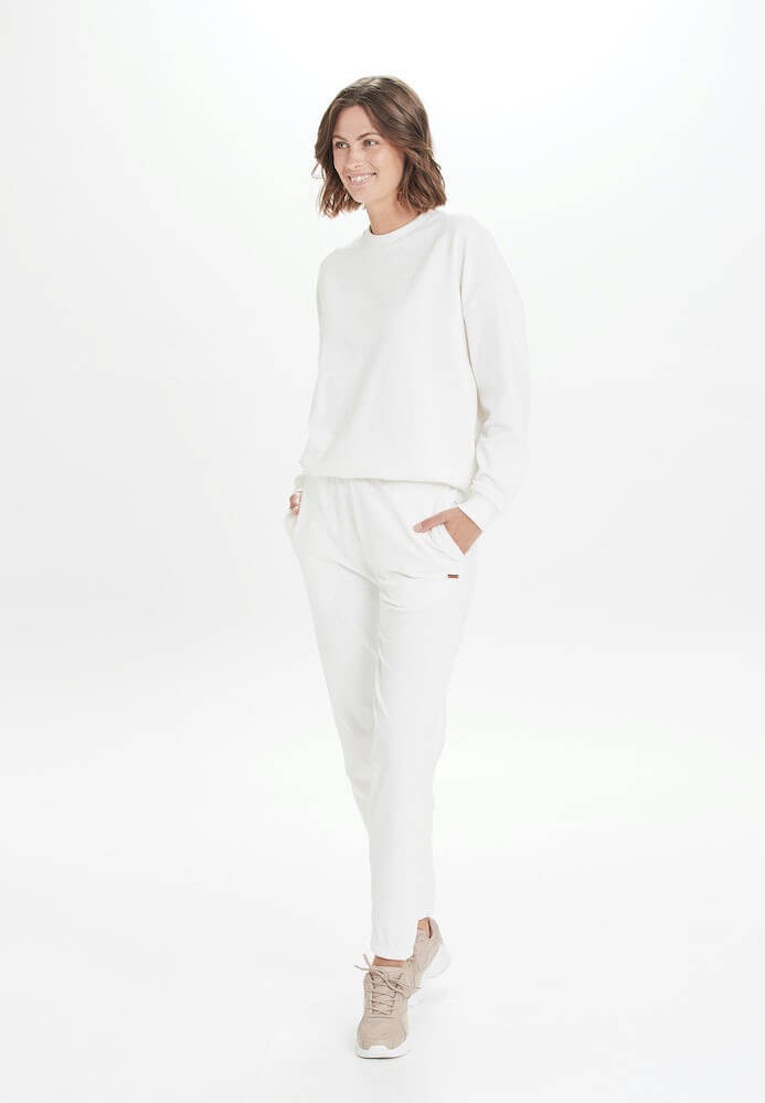 Spodnie dresowe Athlecia Marlie Rib Pants - biały