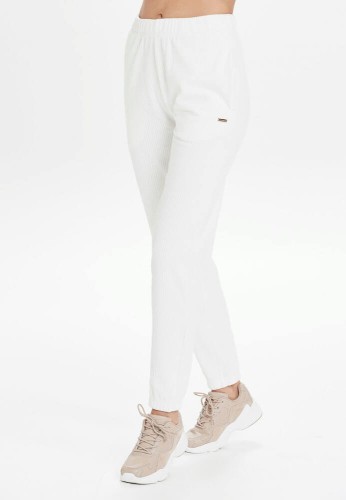 Spodnie dresowe Athlecia Marlie Rib Pants - biały