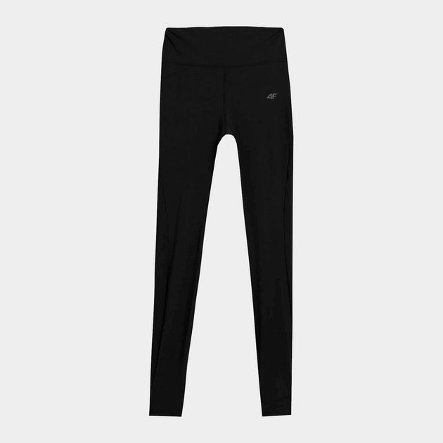 Legginsy do jogi 4F z recyklingu - czarny