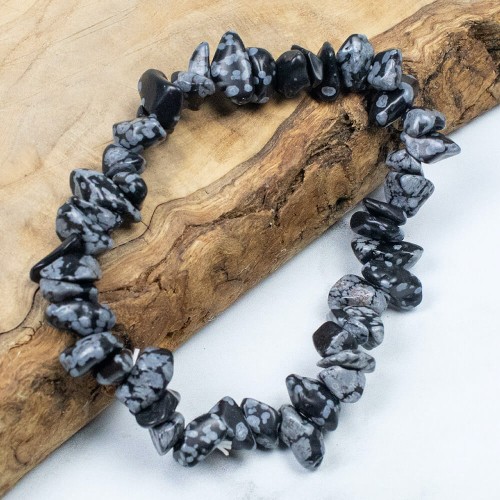 Bransoletka myga Chip Bracelet - Obsydian