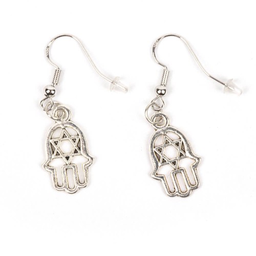 Kolczyki myga Hamsa