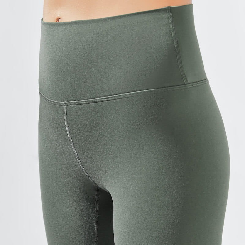 Legginsy myga Yula High-Waisted 7/8 - Olive Green