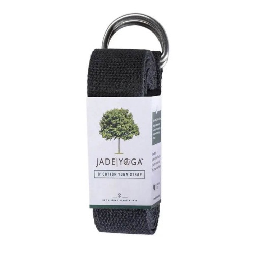 Pasek do jogi Jade Yoga Strap 244cm Czarny
