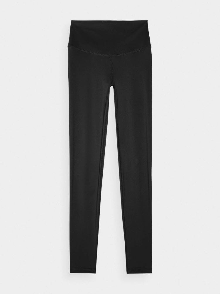 Legginsy do jogi z recyklingu 4F - czarny
