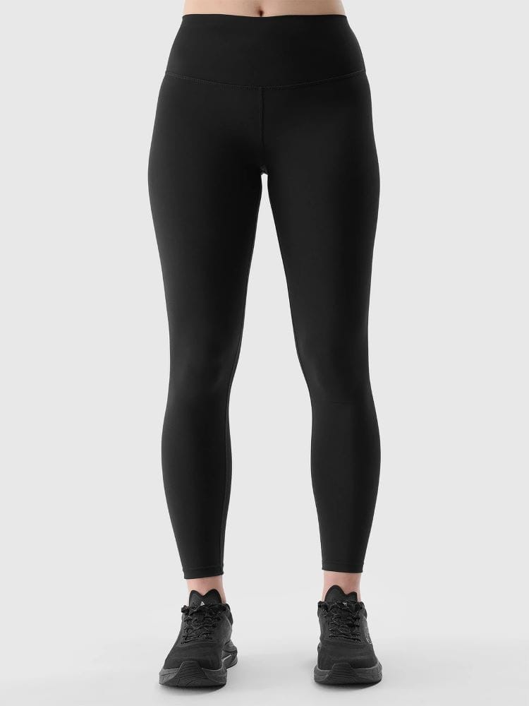 Legginsy do jogi z recyklingu 4F - czarny