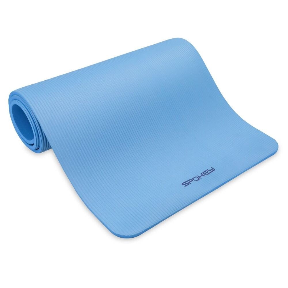 Mata do ćwiczeń fitness Spokey Softmat 1cm - błękitny