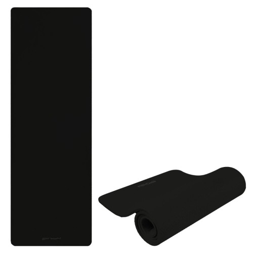 Mata do ćwiczeń fitness Spokey Softmat 1,5cm - czarny