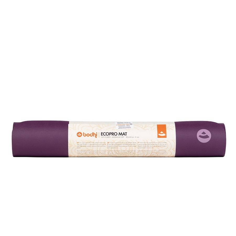 Kauczukowa mata do jogi Bodhi EcoPro 4mm - fioletowy