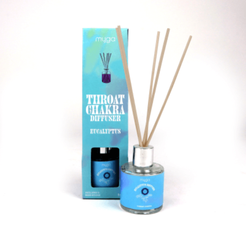 Dyfuzor zapachowy z patyczkami Myga Chakra Throat- eukaliptus