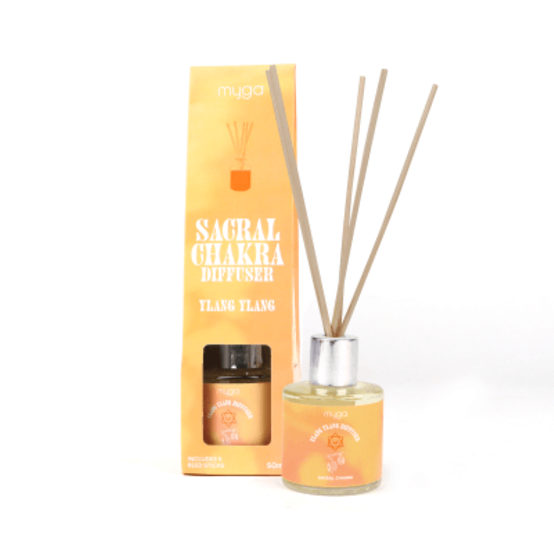 Dyfuzor zapachowy z patyczkami Myga Chakra Sacral- Ylang Ylang