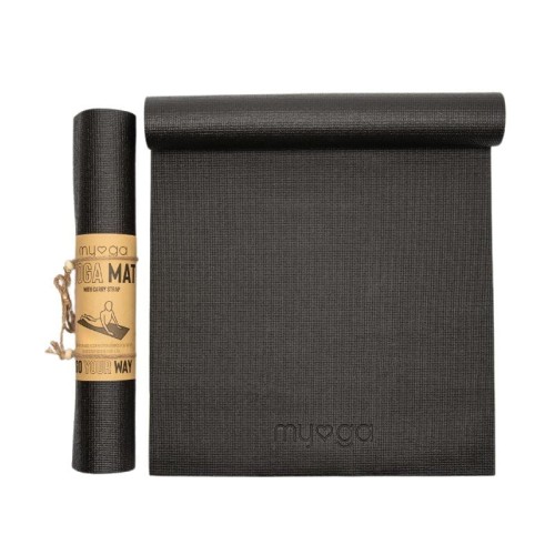 Mata do jogi myga - Entry level 4mm - czarny
