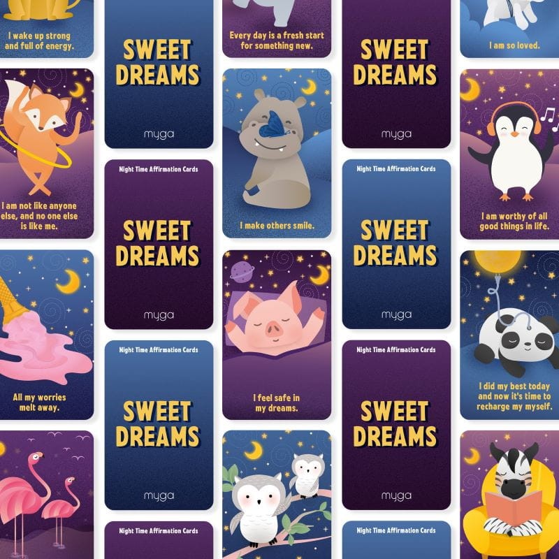 Karty Afirmacyjne na Dobranoc Sweet Dreams