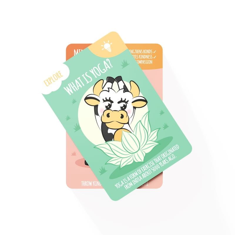 Karty do jogi dla dzieci Kids Yoga Card