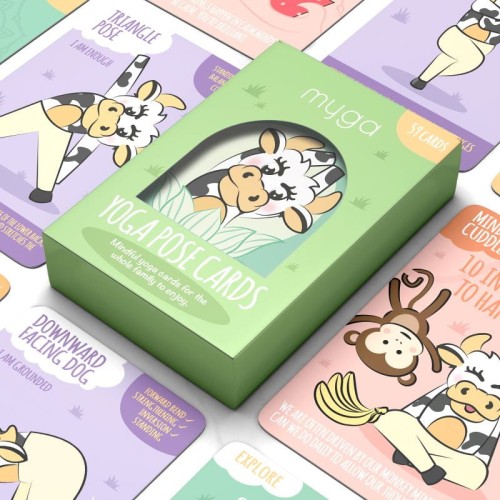 Karty do jogi dla dzieci Kids Yoga Card