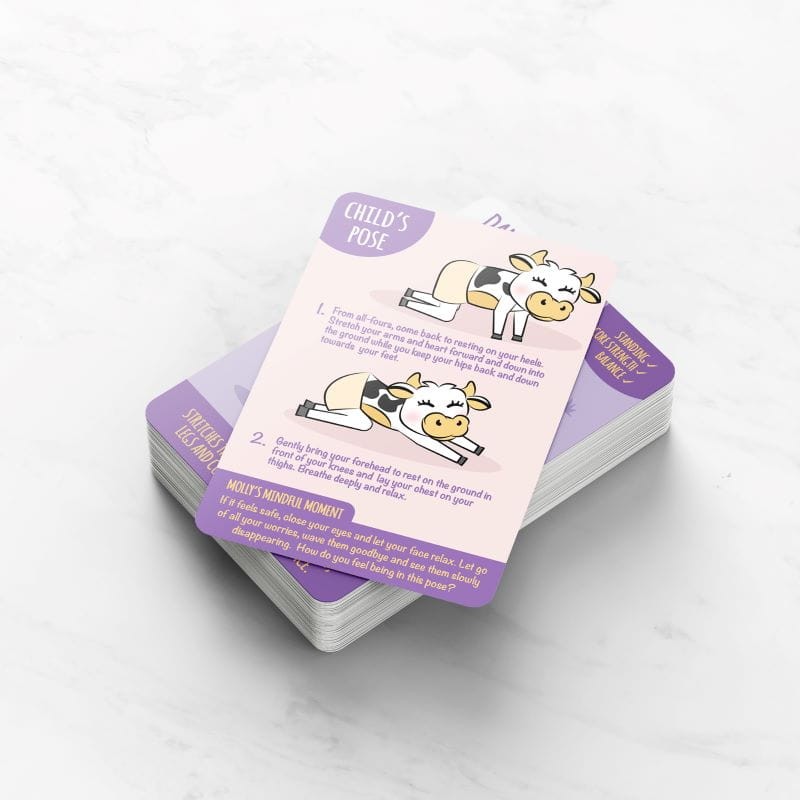 Karty do jogi dla dzieci Kids Yoga Card