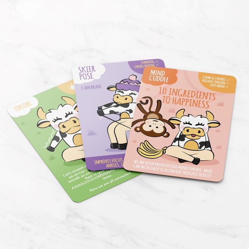 Karty do jogi dla dzieci Kids Yoga Card