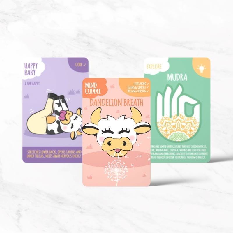 Karty do jogi dla dzieci Kids Yoga Card