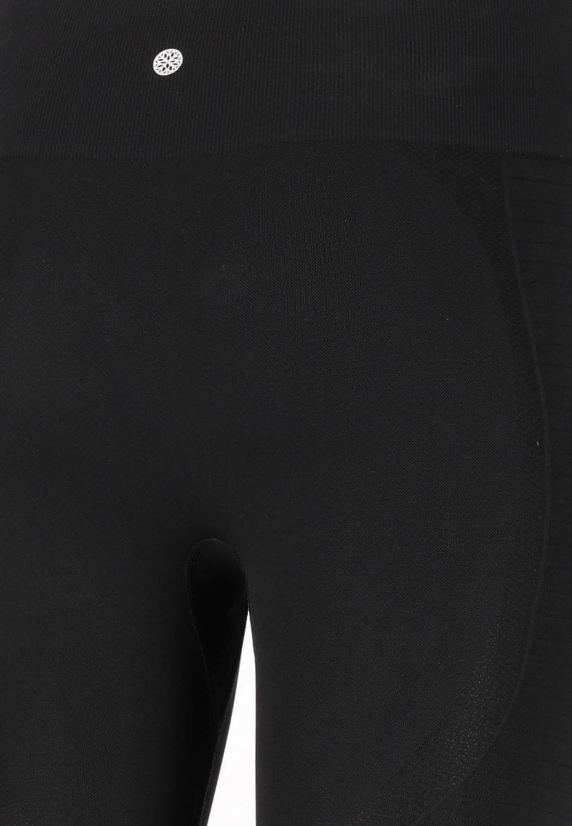 Legginsy do jogi Athlecia Nagar Seamless - czarny
