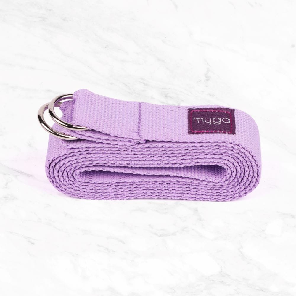 Zestaw do jogi myga Chakra Yoga Set: mata, klocek, pasek