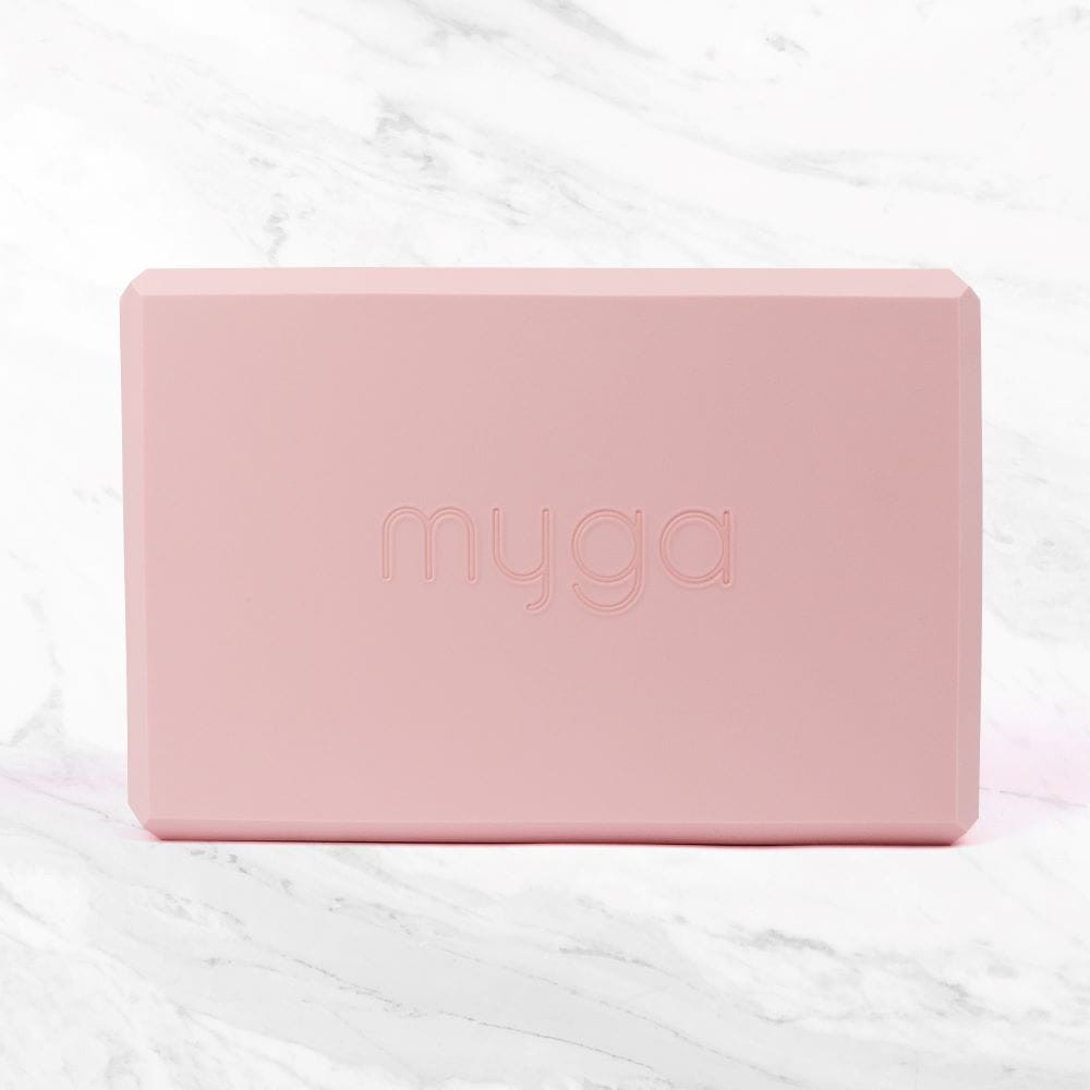 Zestaw do jogi myga Terrazzo Yoga Set: mata, klocek, pasek