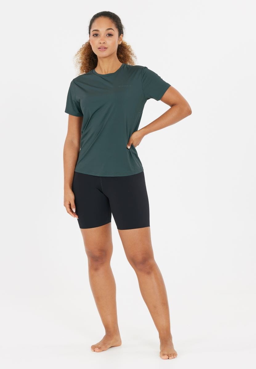 Koszulka do jogi Athlecia Unicorn - antracyt