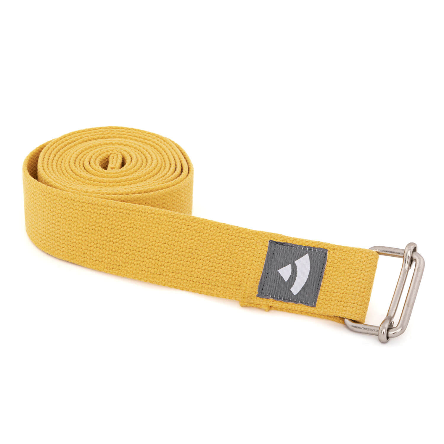 Pasek do jogi Asana żółty 2,5 m x 38 mm