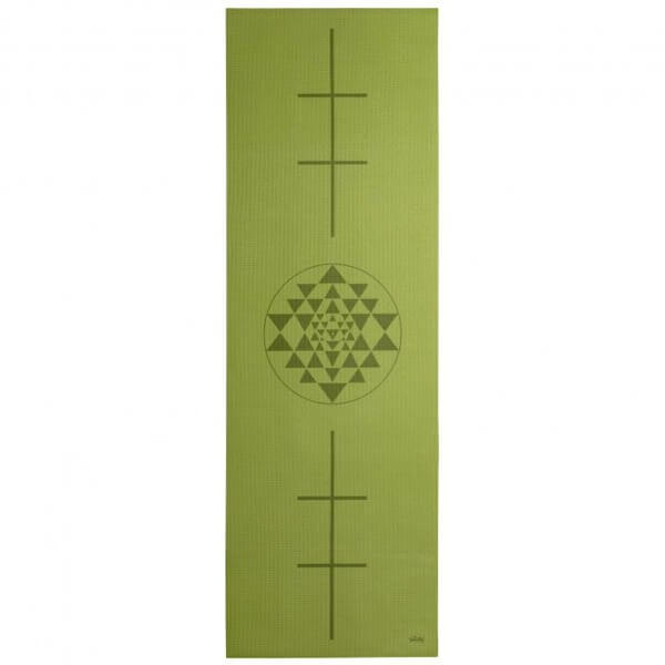 Mata do jogi Bodhi Leela 4,5mm - yantra zielony