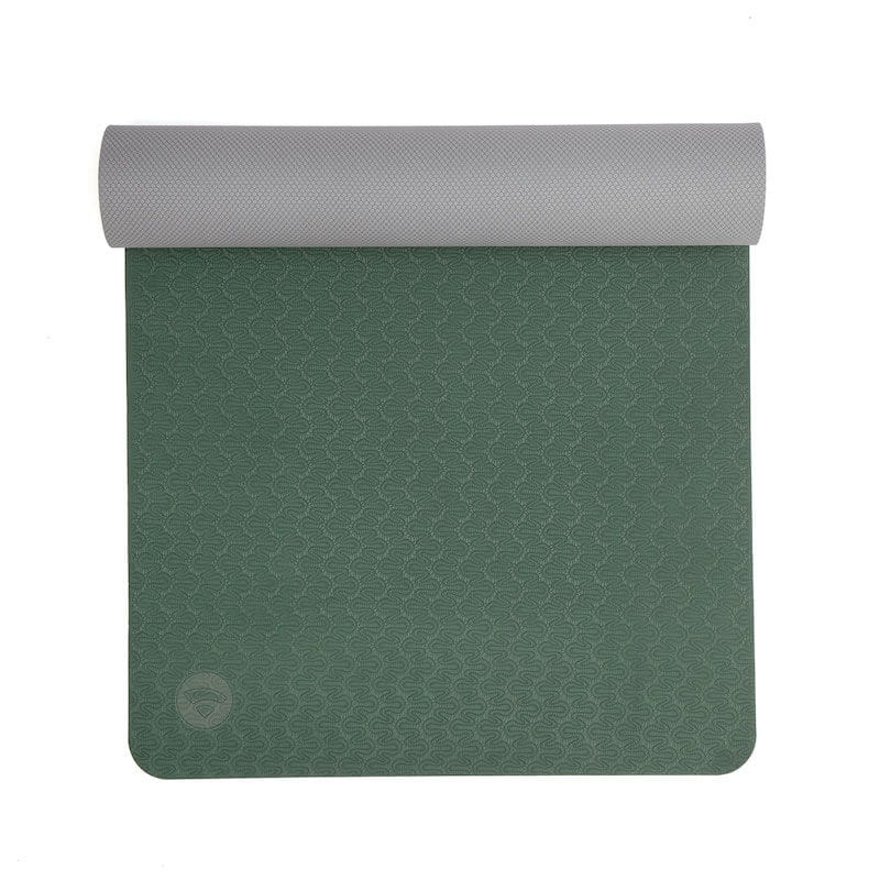 Mata do jogi Lotus Pro 6mm - Ciemnozielona/ Antracytowa