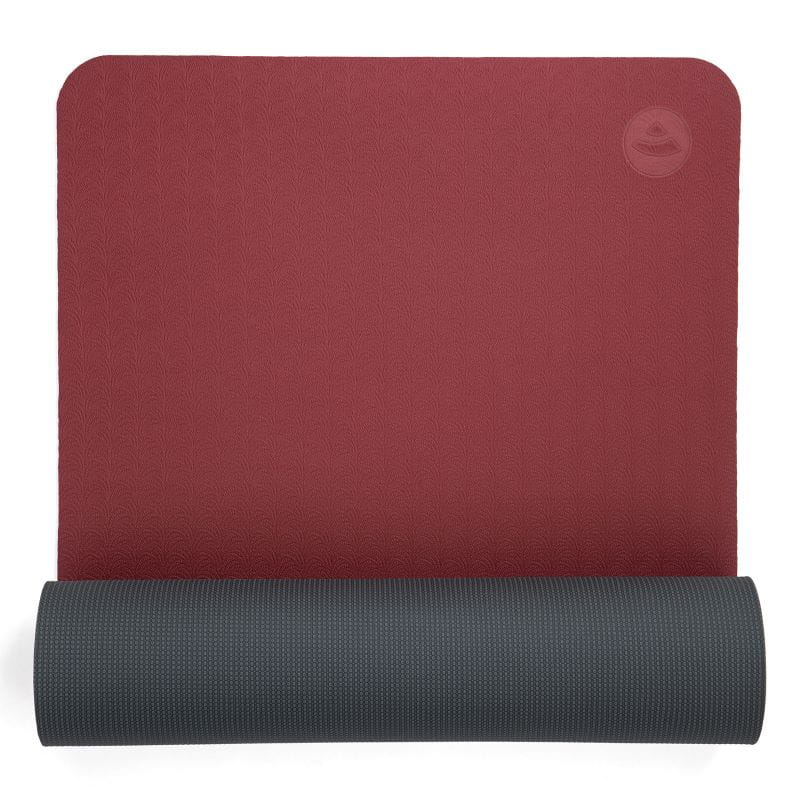 Mata do jogi Bodhi Lotus Pro 6mm - burgundowy
