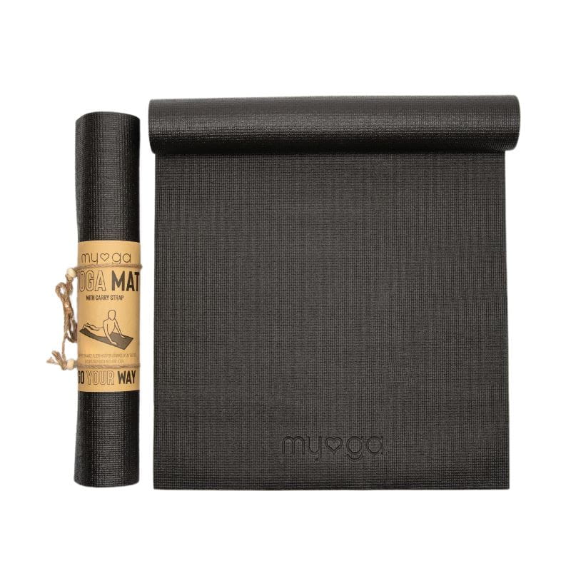 Mata do jogi myga - Entry level 4mm - czarny